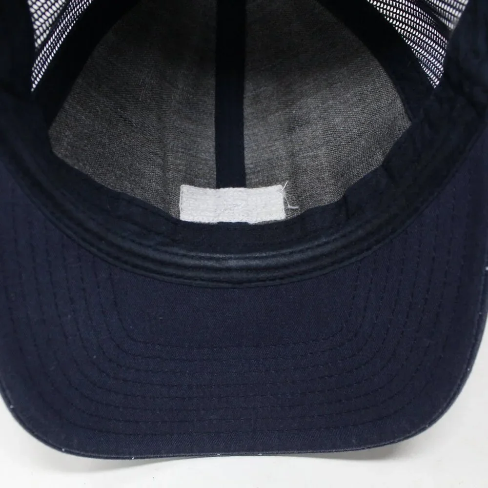 Travis Mathew Trucker Hat Mens Snapback‎ Blue w/White Specks Mesh Back Golf Cap
